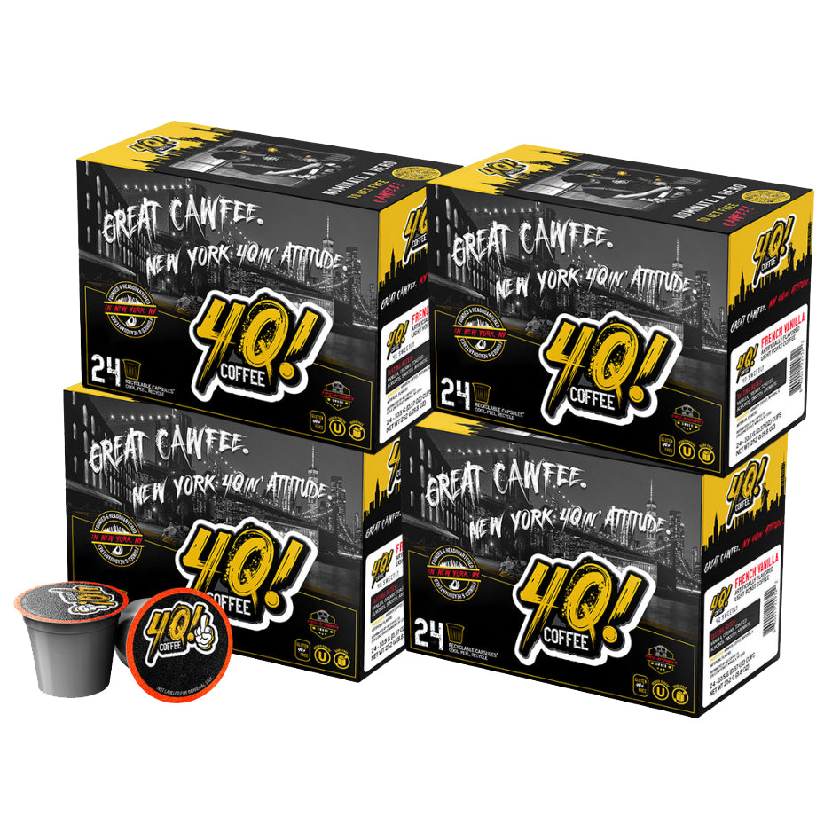 4Q Sweetly French Vanilla Light Roast Coffee Pods, 96 Ct.